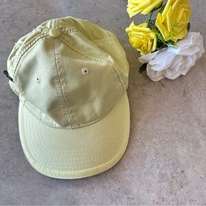 Lululemon one size light Yellow Baseball Cap logo